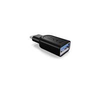 Cambiageneri ICY BOX IB-CB003 USB 3.0 Type-C a Type-A Plug and Play Nero