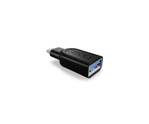 Cambiageneri ICY BOX IB-CB003 USB 3.0 Type-C a Type-A Plug and Play Nero