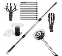 Cambialampadina ad | Estrazione Lampadine ad Alta Quota - Attrezzo con Coppapresa a e Cestello per Scuola Ristorante Casa Esterni Interni Soffitto