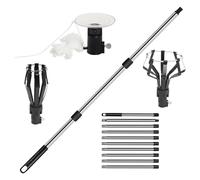 Cambialampadine per Soffitti Alti con,Attrezzo Ad Alta Portata Per Cambio Lampadine | Attrezzo con Coppapresa a e Cestello per Scuola Ristorante Casa Esterni Interni Soffitto