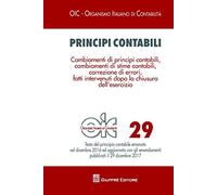 Cambiamenti Di Principi Contabili, Cambiamenti Di Stime Contabili: Vol. 29
