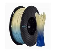 Cambiamenti Di Temperatura PLA Di Consumo Di Stampa 3D 1,75 Mm Di Consumo, Materiale 3D Accuratezza Della Resistenza All'invecchiamento FDM +/- 0,03 Mm, Spool Da 1 Kg,Blue green to yellow green