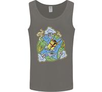 Cambiamento Climatico Distruzione Della Terra Guerra Nucleare Uomo Canotta