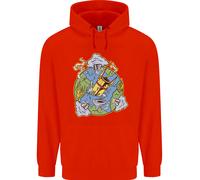 Cambiamento Climatico Distruzione Della Terra Guerra Nucleare Uomo Felpa