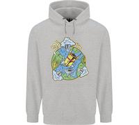 Cambiamento Climatico Distruzione Della Terra Guerra Nucleare Uomo Felpa