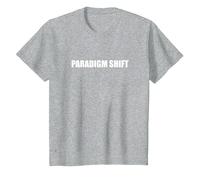 Cambiamento di paradigma Maglietta, Bambini, Grigio Melange, 10 Anni