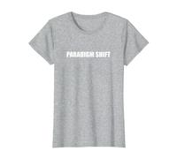 Cambiamento di paradigma Maglietta, Donna, Grigio Melange, L