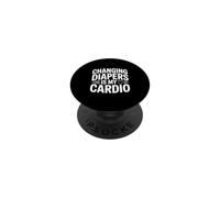 Cambiare i pannolini è il mio cardio PopSockets PopGrip Adesivo