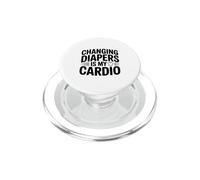 Cambiare i pannolini è il mio cardio PopSockets PopGrip per MagSafe