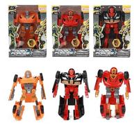 Cambiare robot giocattolo auto action figure multicolore per bambini
