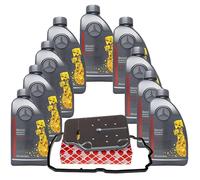 Cambio automatico dell'olio, set di ricambio dell'olio della trasmissione con 9 L ATF MB 236.15, olio per cambio automatico + filtro dell'olio dell'ingranaggio