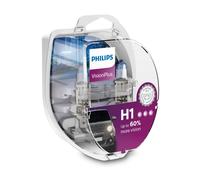 Lampada alogena PHILIPS H1 VisionPlus Plus 60% 12V/55W, 2 pezzo