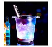 Cambio di colore Cambio vino LED SET HOME BAR BART STELLE IN PLASSO Secchio di ghiaccio Cocktail Cocktail Cocktail The Night Champagne Secchio