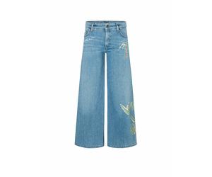 CAMBIO Jeans a gamba larga 7/8 PALAZZO CROPPED blu | 32/L30