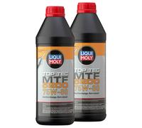 Cambio Liqui Moly Top Tec Mtf 5200 75W-80 2 X 1 Litro per Peugeot Renault VW