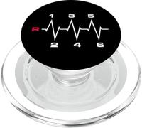 Cambio manuale 6 velocità cambio battito cardiaco linea di impulso PopSockets PopGrip per MagSafe