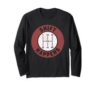 Cambio Manuale a 5 Marce - Shift Happens Funny Maglia a Manica