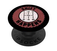 Cambio manuale a 5 marce - Shift Happens Funny PopSockets PopGrip Adesivo