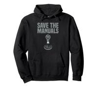 Cambio Manuale Cambio Divertente Salvare I Manuali Felpa con Cappuccio