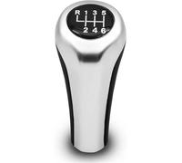 Cambio manuale per auto Per BMW Serie 1 3 5 6 per X1 X3 X5 M Maniglia Pomello del cambio Testa(6 Speed Silver)
