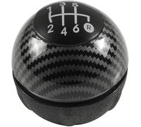 Cambio manuale per auto Per Fiat 500 500C 5/6 marce Pomello del cambio Testa di seduta Cuffia in pelle Copri cuffia(2)