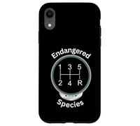 Cambio manuale per specie minacciate di estinzione per appassionati di guida Custodia per iPhone XR