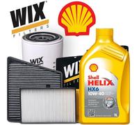 Cambio olio 10w40 Shell Helix HX6 e Filtri Wix FABIA I (6Y2, 6Y3, 6Y5) 1.4 TDI 5