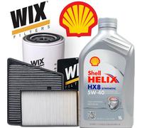 Cambio olio 5w40 Shell Helix HX8 e Filtri Wix ATECA 2.0 TDI 110KW/150CV (mot.DFF