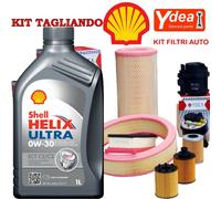 Cambio olio motore 0w-30 Shell Helix Ultra Ect C2 e Filtri DELTA II (844) 1.6