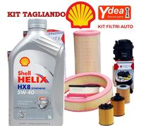Cambio olio motore 5w40 Shell Helix Hx8 e Filtri JUKE 1.5 dCi 81KW/110CV (mot