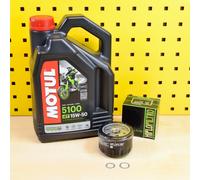 Cambio Olio Servizio Set Filtro Motul 5100 15w50 per: BMW C 600 650 Gt Sport