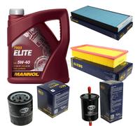 Cambio Olio Set 5L mannol Elite 5W-40 motore + Sct Germania Filtro Kit 10139876