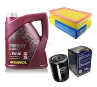 Cambio Olio Set 5L MANNOL Energy Combi Ll 5W-30 motore + Sct Filtro Kit 10148066