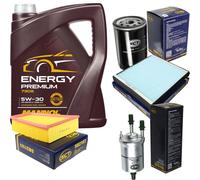 Cambio Olio Set 5L MANNOL Energy Premium 5W-30 motore + Sct Filtro Kit 10754468