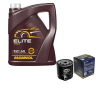 Cambio Olio Set 5Liter mannol Elite 5W-40 + Sct Filtro Kit Servizio 10164383