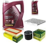 Mannol 5 L 5W-30 Station Wagon Ll + Mann per Citroën Berlingo Box M_ 1.8 D’