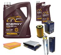 Cambio Olio Set 7L mannol Energy Combi Ll 5W-30 Sct Inspektions Service 10750982