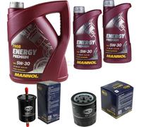 Cambio Olio Set 7L MANNOL Energy Premium 5W-30 motore + Sct Filtro Kit 10197387