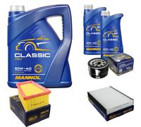 Cambio olio Set 7L Original MANNOL Classic 10W-40 motore SCT Filtro KIT 10200299