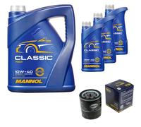 Cambio Olio Set 8L Originale mannol Classic 10W-40 olio motore Sct Filtro Kit