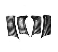 Cambio Pannello Telaio Copertura Pannell Per Buick Per Regal 2009-2015 Pannello Interno Della Portiera Dell'auto ABS Con Trama Carbonio Maniglia Presa Copertura Protettiva