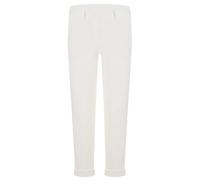 Cambio - Pantaloni Techno Pique con Risvolto - - Trousers - Donna - Beige - 2XL