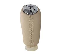 Cambio Per Auto Per Captur 1 I MK1 2013-2019 Pomello Del Cambio Per Auto Leva Del Cambio Manuale Cambio Manuale 5 Velocità(5Speed leather beige)