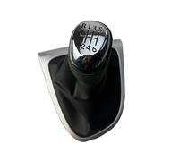 Cambio Per Auto Per Clio 4 IV MK4 2012-2019 LHD 5/6 Velocità Pomello Del Cambio Cuffia Cuffia Copertura Leva Cambio Con Polvere Cambio Pomelli Leva(Chrome 6 Speed)