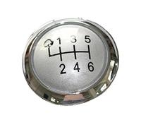 Cambio Per Auto Per Toyota AVENSIS Per YARIS D4D URBAN Per RAV4 Per CRUISER ALTIS SCION TC MT Copri Pomello Cambio Con Emblema Pomelli Leva(6 speed Silver)