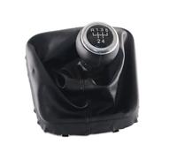 Cambio Per Auto Per VW Per GOLF 5 MK5 2004-2008 Pomello Cambio In Pelle E Cromo Cuffia Leva Del Cambio Copri-cuffia Accessori Decorativi Pomelli Leva(5 speed set)