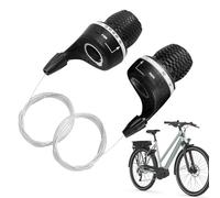Cambio per bicicletta - Parti della leva del cambio con impugnatura girevole, comandi del manubrio per cambio velocità | Accessori di ricambio per bici da strada MTB Dirt Trail Riding, componenti di