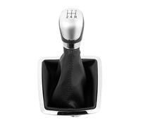 Cambio Pomello Leva Cambio Per Ford Per Focus Car Shift Handball Large Frame Gear Head Parapolvere Leva Del Cambio Pomello Del Cambio Parte Interna(Silver Hat 5-speed)