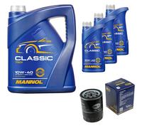Cambio Set 8L Originale mannol Classic 10W-40 olio motore Sct Filtro Kit