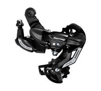 Shimano TY500 6/7-f. Deragliatore posteriore nero